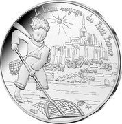 France 10 Euro The Little Prince. Fishing at the Mont Saint Michel 2016 KM# 2303 LE BEAU VOYAGE DU PETIT PRINCE coin reverse France 10 Euro The Little Prince. Fishing at the Mont Saint Michel 2016 KM# 2303 LE BEAU VOYAGE DU PETIT PRINCE coin reverse