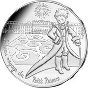France 10 Euro The Little Prince visits the Castle of Versailles 2016 KM# 2317 LE BEAU VOYAGE DU PETIT PRINCE coin reverse France 10 Euro The Little Prince visits the Castle of Versailles 2016 KM# 2317 LE BEAU VOYAGE DU PETIT PRINCE coin reverse