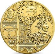 France 10 Euro The Teston 2016 Proof KM# 2285 10 EURO coin reverse France 10 Euro The Teston 2016 Proof KM# 2285 10 EURO coin reverse