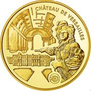 France 100 Francs Palace of Versailles 2001 Proof KM# 1269 CHÂTEAU DE VERSAILLES coin reverse
