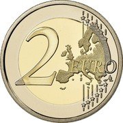 France 2 Euro 225th Anniversary of the Festival of the Federation 2015 KM# 2227 2 EURO LL coin reverse France 2 Euro 225th Anniversary of the Festival of the Federation 2015 KM# 2227 2 EURO LL coin reverse