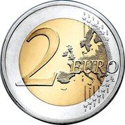 France 2 Euro 100th Anniversary of the Birth of Francois Mitterrand 2016 KM# 2281 2 EURO LL coin reverse France 2 Euro 100th Anniversary of the Birth of Francois Mitterrand 2016 KM# 2281 2 EURO LL coin reverse