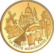 France 20 Euro Montmartre 2002 Proof KM# 1308 LA BUTTE MONTMARTRE 2002 coin reverse France 20 Euro Montmartre 2002 Proof KM# 1308 LA BUTTE MONTMARTRE 2002 coin reverse