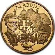 France 20 Euro Aladdin 2004 Proof KM# 2015 ALADDIN coin reverse