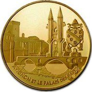 France 20 Euro Avignon and the Palace of the Popes 2004 Proof KM# 1365 AVIGNON ET LE PALAIS DES PAPES coin reverse