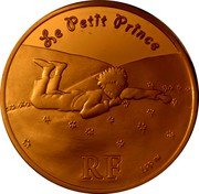 France 20 Euro The Little Prince on the Meadow 2007 Proof KM# 1468 LE PETIT PRINCE RF LPP TM coin obverse