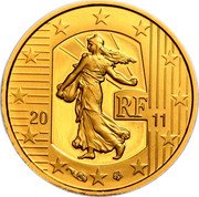 France 5 Euro Starter Kit 2011 Proof KM# 1785 20 11 RF coin obverse France 5 Euro Starter Kit 2011 Proof KM# 1785 20 11 RF coin obverse