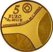 France 5 Euro 30 Years of Music Festivals 2011 Proof KM# 1810 5 EURO 2011 PATRIMOINE MONDIAL DE L'UNESCO coin reverse France 5 Euro 30 Years of Music Festivals 2011 Proof KM# 1810 5 EURO 2011 PATRIMOINE MONDIAL DE L'UNESCO coin reverse