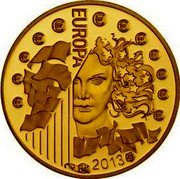 France 5 Euro 50th Anniversary of the Treaty of Elysee 2013 Proof KM# 2092 € EUROPA 2013 coin reverse France 5 Euro 50th Anniversary of the Treaty of Elysee 2013 Proof KM# 2092 € EUROPA 2013 coin reverse