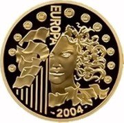 France 50 Euro Enlargement of the European Union 2004 Proof KM# 1394 50 EURO RF coin obverse