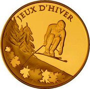 France 50 Euro Alpine Skiing 2009 P Proof KM# 1635 JEUX D'HIVER coin reverse France 50 Euro Alpine Skiing 2009 P Proof KM# 1635 JEUX D'HIVER coin reverse