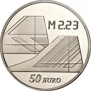 France 50 Euro 40th Anniversary of the Concorde 2009 P Proof KM# 1597 M 2.23 50 EURO coin reverse France 50 Euro 40th Anniversary of the Concorde 2009 P Proof KM# 1597 M 2.23 50 EURO coin reverse