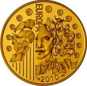 France 50 Euro 1100th Anniversary of the Cluny Abbey 2010 Proof KM# 1679 1100E ANNIVERSAIRE ABBAYE DE CLUNY RÉPUBLIQUE FRANÇAISE 50 EURO coin obverse France 50 Euro 1100th Anniversary of the Cluny Abbey 2010 Proof KM# 1679 1100E ANNIVERSAIRE ABBAYE DE CLUNY RÉPUBLIQUE FRANÇAISE 50 EURO coin obverse