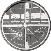 France 50 Euro Georges Pompidou Center 2010 Proof KM# 1685 50 EURO LIBERTÉ ÉGALITÉ FRATERNITÉ coin reverse France 50 Euro Georges Pompidou Center 2010 Proof KM# 1685 50 EURO LIBERTÉ ÉGALITÉ FRATERNITÉ coin reverse