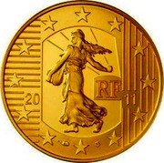 France 50 Euro The Sower. 10 Years of Starter Kit 2011 Proof KM# 1786 20 11 RF coin obverse France 50 Euro The Sower. 10 Years of Starter Kit 2011 Proof KM# 1786 20 11 RF coin obverse