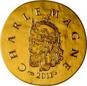 France 50 Euro Charlemagne 2011 Proof KM# 1803 CHARLEMAGNE 2011 coin reverse France 50 Euro Charlemagne 2011 Proof KM# 1803 CHARLEMAGNE 2011 coin reverse