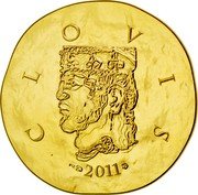 France 50 Euro Clovis 2011 Proof KM# 1801 CLOVIS 2011 coin reverse France 50 Euro Clovis 2011 Proof KM# 1801 CLOVIS 2011 coin reverse