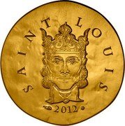 France 50 Euro Saint-Louis 2012 KM# 2077 SAINT LOUIS 2012 coin reverse France 50 Euro Saint-Louis 2012 KM# 2077 SAINT LOUIS 2012 coin reverse