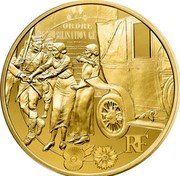France 50 Euro 100th Anniversary of the Great War. First Battle of the Marne 2014 Proof KM# 2179 ORDRE DE MOBILISATION GÉ RF coin obverse France 50 Euro 100th Anniversary of the Great War. First Battle of the Marne 2014 Proof KM# 2179 ORDRE DE MOBILISATION GÉ RF coin obverse