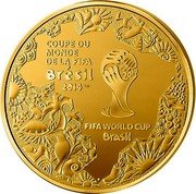 France 50 Euro World Cup in Brazil 2014 Proof KM# 2169 COUPE DU MONDE DE LA FIFA BRÉSIL 2014 TM 2014 FIFA WORLD CUP BRASIL coin reverse France 50 Euro World Cup in Brazil 2014 Proof KM# 2169 COUPE DU MONDE DE LA FIFA BRÉSIL 2014 TM 2014 FIFA WORLD CUP BRASIL coin reverse