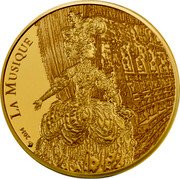 France 50 Euro Jean-Philippe Rameau. The Music 2014 Proof KM# 2173 2014 LA MUSIQUE coin reverse France 50 Euro Jean-Philippe Rameau. The Music 2014 Proof KM# 2173 2014 LA MUSIQUE coin reverse