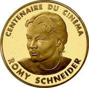 France 500 Francs Romy Schneider 1995 Proof KM# 1110 CENTENAIRE DU CINÉMA ROMY SCHNEIDER coin reverse France 500 Francs Romy Schneider 1995 Proof KM# 1110 CENTENAIRE DU CINÉMA ROMY SCHNEIDER coin reverse