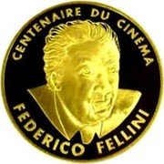 France 500 Francs Federico Fellini 1995 Proof KM# 1102 FEDERICO FELLINI CENTENAIRE DU CINÉMA coin reverse France 500 Francs Federico Fellini 1995 Proof KM# 1102 FEDERICO FELLINI CENTENAIRE DU CINÉMA coin reverse