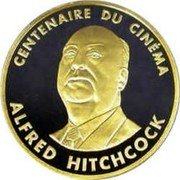 France 500 Francs Alfred Hitchcock 1995 Proof KM# 1090 CENTENAIRE DU CINÉMA ALFRED HITCHCOCK coin reverse France 500 Francs Alfred Hitchcock 1995 Proof KM# 1090 CENTENAIRE DU CINÉMA ALFRED HITCHCOCK coin reverse