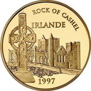 France 500 Francs-75 Euro Ireland. Rock of Cashel 1997 Proof KM# 1190 ROCK OF CASHEL IRLANDE 1997 coin reverse France 500 Francs-75 Euro Ireland. Rock of Cashel 1997 Proof KM# 1190 ROCK OF CASHEL IRLANDE 1997 coin reverse