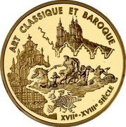 France 655.957 Francs European Art Styles. Classical and Baroque 2000 Proof KM# 1251 ART CLASSIQUE ET BAROQUE XVIIE - XVIIIE SIECLE coin reverse France 655.957 Francs European Art Styles. Classical and Baroque 2000 Proof KM# 1251 ART CLASSIQUE ET BAROQUE XVIIE - XVIIIE SIECLE coin reverse