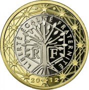 France Euro Trees 2012 KM# 1413 LIBERTÉ ÉGALITÉ FRATERNITÉ RF J. JIMENEZ 20 12 coin obverse France Euro Trees 2012 KM# 1413 LIBERTÉ ÉGALITÉ FRATERNITÉ RF J. JIMENEZ 20 12 coin obverse