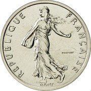 France 1/2 Franc (Piedfort) REPUBLIQUE FRANÇAISE O. ROTY PIEDFORT coin obverse France 1/2 Franc (Piedfort) REPUBLIQUE FRANÇAISE O. ROTY PIEDFORT coin obverse