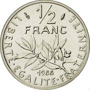 2 franc 1988