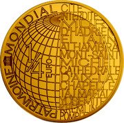 France 1/4 Euro Forbidden City 2020  KM# 2849 PATRIMOINE MONDIAL UNESCO 1/4 EURO CITE INTERDITE MUR D'HADRIEN EL TAJIN ALHAMBRA MONT SAINT-MICHEL CATHEDRALE D'AIX-LA-CHAPELLE TAJ MAHAL YOSEMITE KREMLIN POMPEI coin reverse France 1/4 Euro Forbidden City 2020  KM# 2849 PATRIMOINE MONDIAL UNESCO 1/4 EURO CITE INTERDITE MUR D'HADRIEN EL TAJIN ALHAMBRA MONT SAINT-MICHEL CATHEDRALE D'AIX-LA-CHAPELLE TAJ MAHAL YOSEMITE KREMLIN POMPEI coin reverse