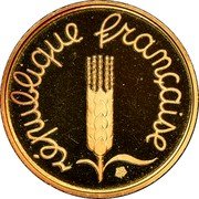 France 1 Centime KM# P799 Modern Republic RÉPUBLIQUE FRANÇAISE coin obverse France 1 Centime KM# P799 Modern Republic RÉPUBLIQUE FRANÇAISE coin obverse