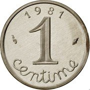 France 1 Centime (Piedfort) KM# Pn684 RÉPUBLIQUE FRANÇAISE coin obverse France 1 Centime (Piedfort) KM# Pn684 RÉPUBLIQUE FRANÇAISE coin obverse