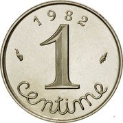 France 1 Centime (Piedfort.) KM# P716 RÉPUBLIQUE FRANÇAISE coin obverse France 1 Centime (Piedfort.) KM# P716 RÉPUBLIQUE FRANÇAISE coin obverse