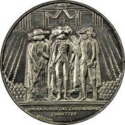 France 1 Franc (200th Anniversary of the Estates-General - Essai) KM# E142 CONVOCATION DES ÉTATS GÉNÉRAUX 5 MAI 1789 BÉRÉCHEL coin reverse France 1 Franc (200th Anniversary of the Estates-General - Essai) KM# E142 CONVOCATION DES ÉTATS GÉNÉRAUX 5 MAI 1789 BÉRÉCHEL coin reverse
