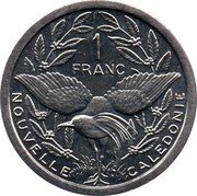France 1 Franc (Liberty. New Caledonia) KM# 10 1 FRANC NOUVELLE CALEDONIE coin reverse France 1 Franc (Liberty. New Caledonia) KM# 10 1 FRANC NOUVELLE CALEDONIE coin reverse