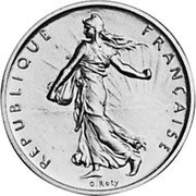 France 1 Franc (Piedfort.) KM# P733 REPUBLIQUE FRANÇAISE O. ROTY coin obverse France 1 Franc (Piedfort.) KM# P733 REPUBLIQUE FRANÇAISE O. ROTY coin obverse