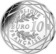 France 10 Euro Coin of History. Germinal Franc 2019  KM# 2772 RÉPUBLIQUE FRANÇAISE EURO 10 2019 coin obverse
