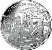 France 10 Euro France by Jean Paul Gaultier. Lyon 2017  KM# 2383 LA FRANCE PAR JEAN-PAUL GAULTIER coin reverse
