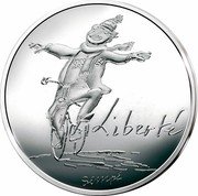 France 10 Euro Liberty. Winter 2014  LIBERTÉ SEMPÉ coin reverse France 10 Euro Liberty. Winter 2014  LIBERTÉ SEMPÉ coin reverse