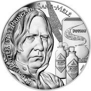 France 10 Euro Professor Severus Snape 2021 KM# 2960 HARRY POTTER ET LE PRINCE DE SANG-MÉLÉ POTION © WBEI coin reverse France 10 Euro Professor Severus Snape 2021 KM# 2960 HARRY POTTER ET LE PRINCE DE SANG-MÉLÉ POTION © WBEI coin reverse