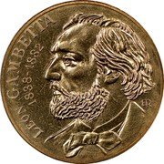 France 10 Francs (Essai) KM# E122 ER LÉON GAMBETTA 1838-1882 coin reverse France 10 Francs (Essai) KM# E122 ER LÉON GAMBETTA 1838-1882 coin reverse