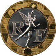 France 10 Francs (Spirit of Bastille Essai) KM# E140 LIBERTÉ EGALITÉ ESSAI 10F 1988 FRATERNITÉ coin reverse France 10 Francs (Spirit of Bastille Essai) KM# E140 LIBERTÉ EGALITÉ ESSAI 10F 1988 FRATERNITÉ coin reverse