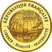 France 100 Euro XXIX Summer Olympics in Beijing. Swimming 2008 Proof KM# 1545 RÉPUBLIQUE FRANÇAISE 100 EURO BEIJING 2008 LIBERTÉ ÉGALITÉ FRATERNITÉ coin obverse France 100 Euro XXIX Summer Olympics in Beijing. Swimming 2008 Proof KM# 1545 RÉPUBLIQUE FRANÇAISE 100 EURO BEIJING 2008 LIBERTÉ ÉGALITÉ FRATERNITÉ coin obverse