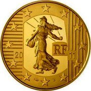 France 100 Euro Starter Kit 2011 Proof KM# 1787 RF 20 11 coin obverse France 100 Euro Starter Kit 2011 Proof KM# 1787 RF 20 11 coin obverse