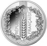 France 100 Euro (Oak Tree) KM# 2917 100 EURO REPUBLIQUE FRANÇAISE coin obverse