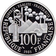 France 100 Francs KM# P961 Modern Republic LIBERTE EGALITE FRATERNITE RÉPUBLIQUE FRANÇAISE 100F coin obverse France 100 Francs KM# P961 Modern Republic LIBERTE EGALITE FRATERNITE RÉPUBLIQUE FRANÇAISE 100F coin obverse